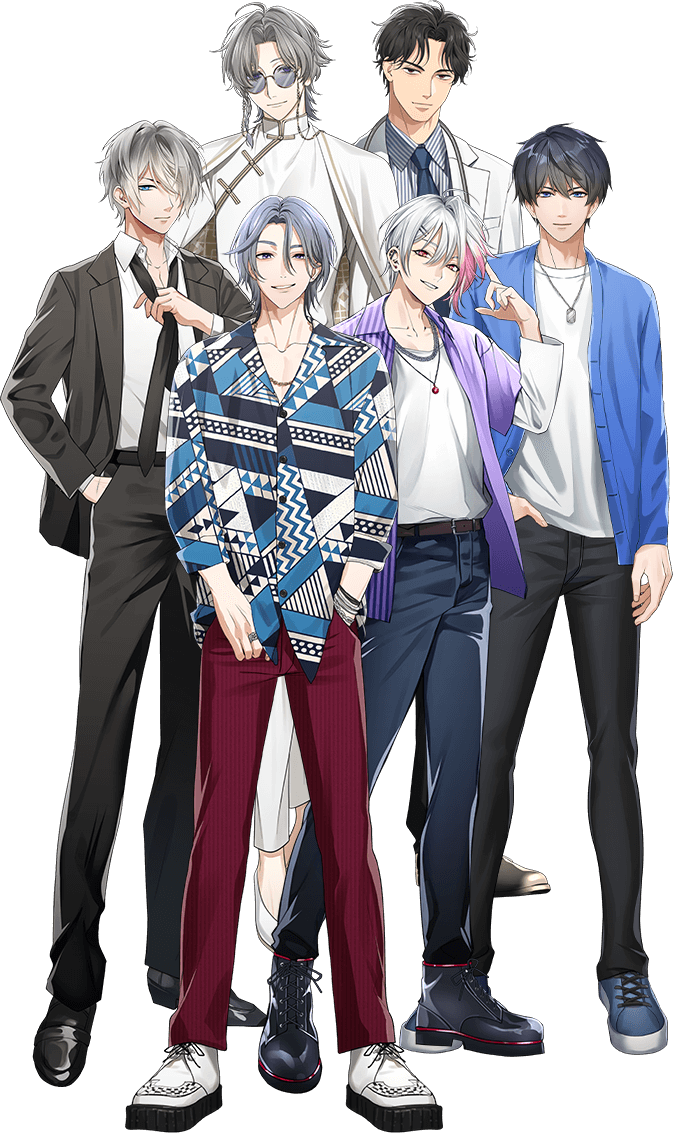星色ステディのキャラクター集合公式画像