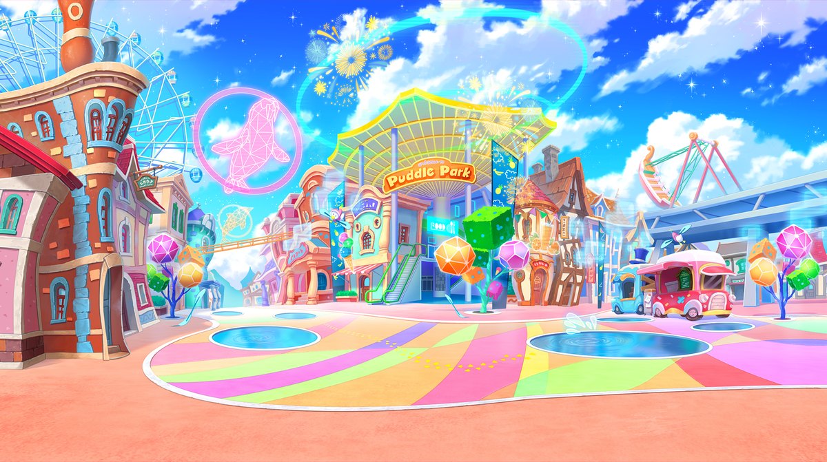 ディズニー スパークリンク・スターズの街「ドリームプラザ」の風景(UPbeats!の活動拠点。公式サイトより)