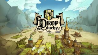 Drop Duchyのキービジュアル（タイトルロゴと領地の風景）