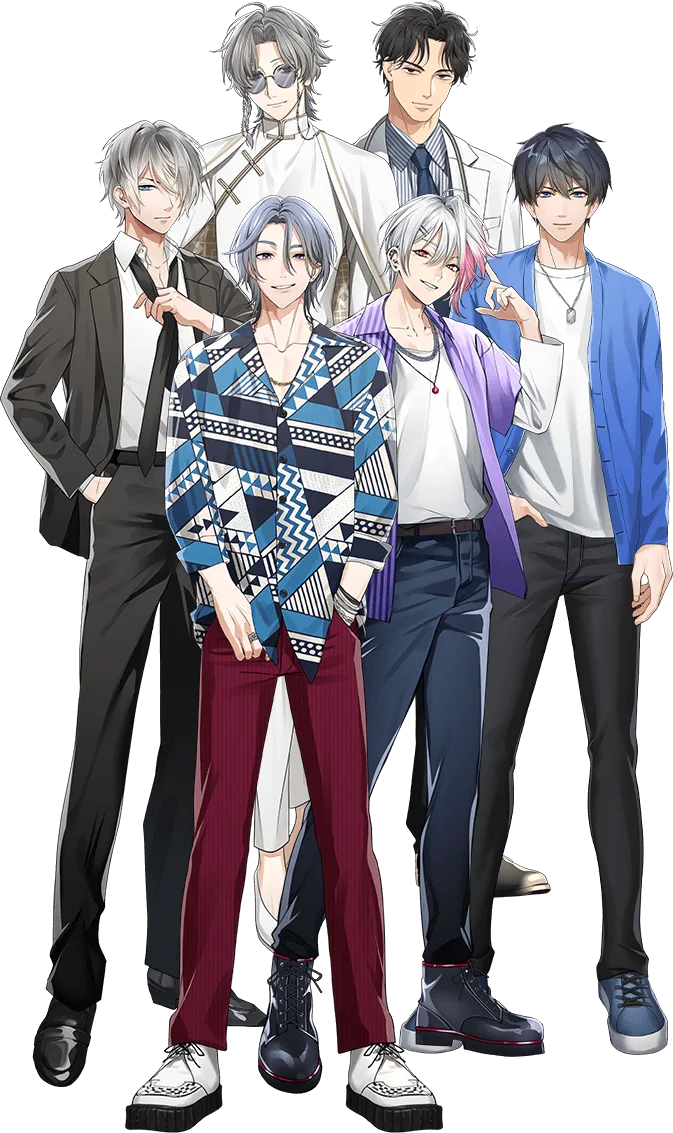星色ステディのキャラクター集合公式画像