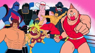キン肉マン マッスルタッグマッチ 令和復活編のキービジュアル（キン肉マンたち超人が並ぶイラスト。公式サイトより）