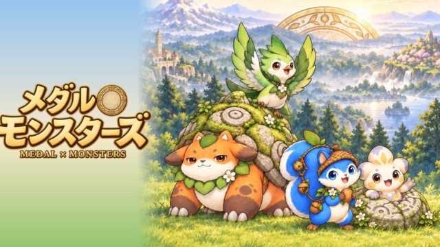【メダル×モンスターズ】メダルを回して戦うモンスター育成RPGの遊び方・ガチャ・課金を解説